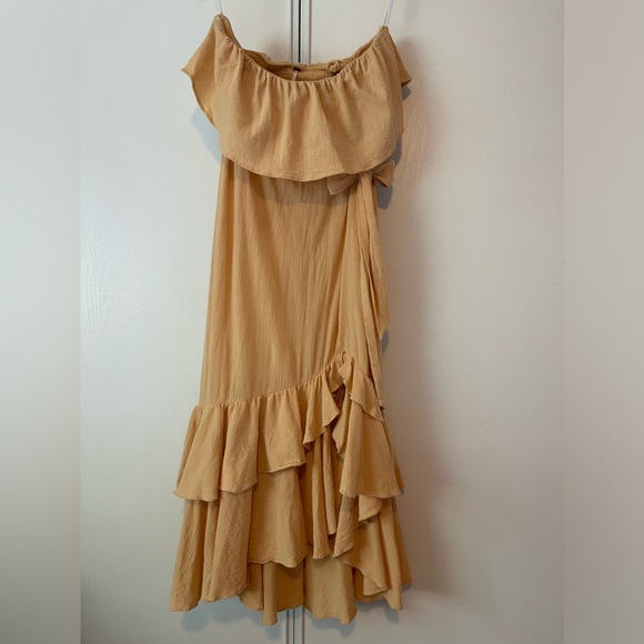Free People Dresses & Skirts - Free People strapless Dress sz L 💃